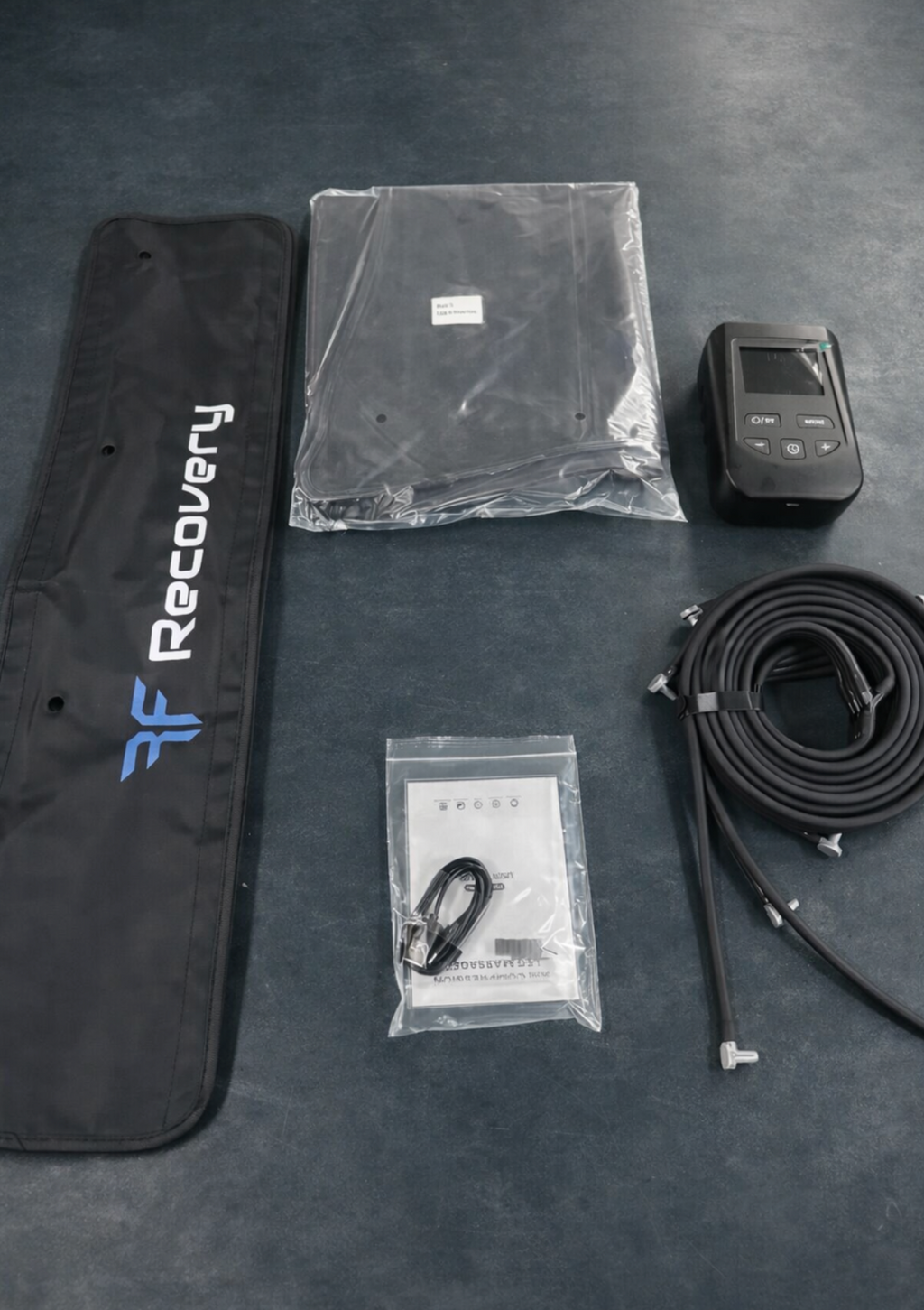 Professional compression therapy boots with controller unit for sports recovery